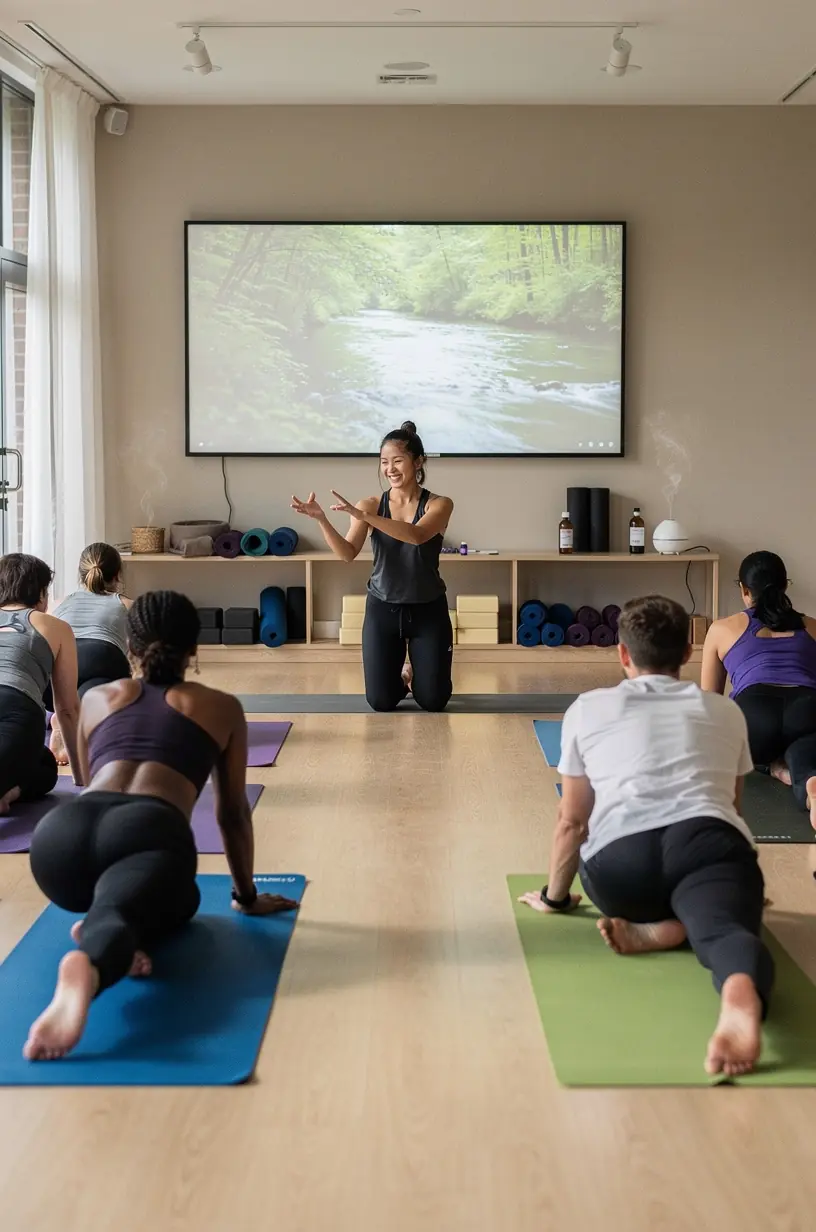 Fitness apps promoting healthy lifestyle choices.