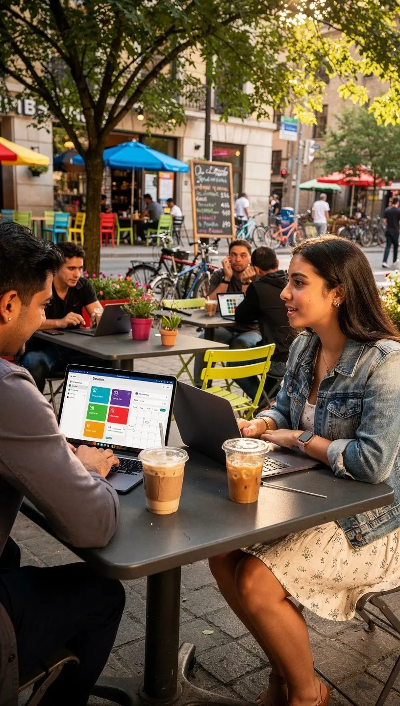 Smartwatch displaying health metrics for monitoring wellness.